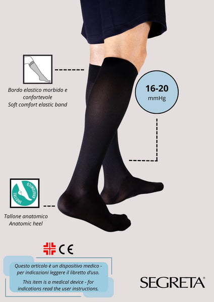 Calze Sexy Da Donna Alte In Pizzo Sopra Le Calze Al Ginocchio - Foto 3