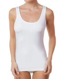 Canotta spalla larga da donna in cotone elastico modal Jadea 4182 elasticizzato