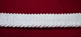 Corda cordone con fettuccia nastro passamaneria altezza 2 cm 790/6 a metraggio