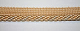 Corda cordone con fettuccia nastro passamaneria altezza 2 cm 790/6 a metraggio