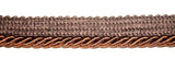 Corda cordone con fettuccia nastro passamaneria altezza 2 cm 790/6 a metraggio