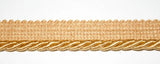 Corda cordone con fettuccia nastro passamaneria altezza 2 cm 790/6 a metraggio