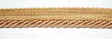 Corda cordone con fettuccia nastro passamaneria altezza 2 cm 790/6 a metraggio