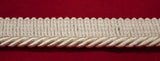 Corda cordone con fettuccia nastro passamaneria altezza 2 cm 790/6 a metraggio
