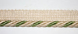 Corda cordone con fettuccia nastro passamaneria altezza 2 cm 790/6 a metraggio