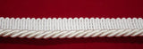 Corda cordone con fettuccia nastro passamaneria altezza 2 cm 790/6 a metraggio
