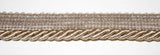 Corda cordone con fettuccia nastro passamaneria altezza 2 cm 790/6 a metraggio