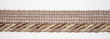 Corda cordone con fettuccia nastro passamaneria altezza 2 cm 790/6 a metraggio