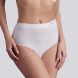 Slip culotte vita alta donna elasticizzato microfibra Bellissima 017 elastico