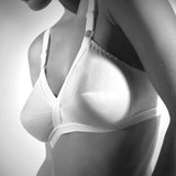 Gios 142 Reggiseno senza ferretto incrociato in puro cotone classico incrociato
