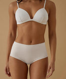 
Slip Midi vita alta invisibile da donna cotone elastico Jadea 8011 taglio laser
