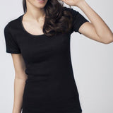 Maglia canottiera da donna mezza manica corta cotone caldo interlook Nottingham