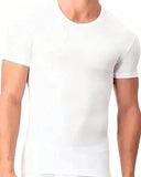 Maglia girocollo da uomo a mezza manica corta in cotone Richbell RH11 canottiera