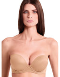 Reggiseno donna fascia balconcino super push up più 2 taglie Lormar Double Extra