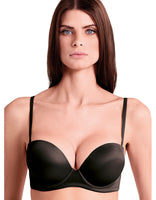 Reggiseno donna fascia balconcino super push up più 2 taglie Lormar Double Extra