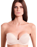 Reggiseno donna fascia balconcino super push up più 2 taglie Lormar Double Extra