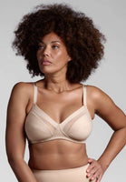 Lepel - Reggiseno da donna preformato cotone sulla pelle senza ferretto Coppa B C Lepel Segreto Belseno 270 chiusura sul retro