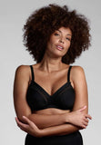 Lepel - Reggiseno da donna preformato cotone sulla pelle senza ferretto Coppa B C Lepel Segreto Belseno 270 chiusura sul retro