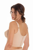 Reggiseno con bustino da donna non imbottito senza ferretto coppa C Clara Mina