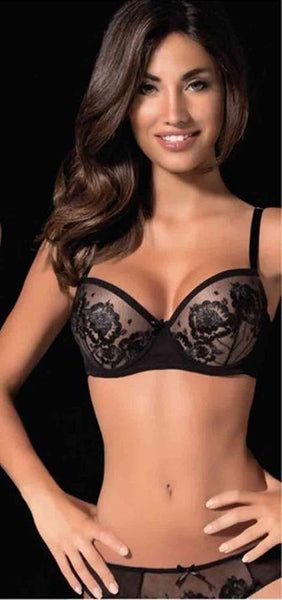 Reggiseno love and bra Greta modello balconcino imbottito con ferretto Reggiseno love and bra Greta modello balconcino imbottito con ferretto