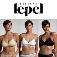 Reggiseno da donna preformato senza ferretto Coppa B C Lepel Segreto Belseno 260