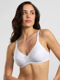 Reggiseno da donna non imbottito spalline larghe coppa C in cotone Spiman 307