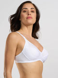 Reggiseno da donna non imbottito spalline larghe coppa C in cotone Spiman 307