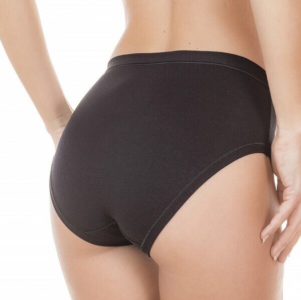 Slip Vita Alta JADEA In Cotone Modal - Confezione Da 6 Pezzi Con Inserti In Pizzo - Foto 6