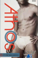 Slip da uomo elastico interno in puro cotone mercerizzato 100% New Age 6060