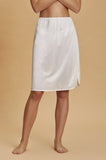 Sottogonna media altezza liscia con spacco laterale lingerie da donna Andra 025