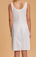 Sottoveste classica spalla larga scollo V con ricami in pizzo da donna Andra 80