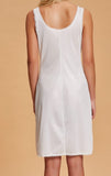 Sottoveste classica spalla larga scollo V con ricami in pizzo da donna Andra 80