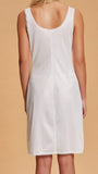 Sottoveste classica spalla larga scollo a V disegno in pizzo da donna Andra 84