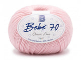 Gomitolo filato lana baby merinos BBB bebè 70 creazione di copertine per neonato bebe misto lana 50 gr 200 metri