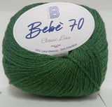 Gomitolo filato lana baby merinos BBB bebè 70 creazione di copertine per neonato bebe misto lana 50 gr 200 metri