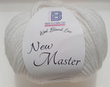 Gomitolo filato lana merinos BBB New  Master irrestingibile misto lana 50 gr 125 metri