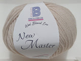 Gomitolo filato lana merinos BBB New  Master irrestingibile misto lana 50 gr 125 metri