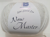 Gomitolo filato lana merinos BBB New  Master irrestingibile misto lana 50 gr 125 metri