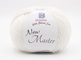 Gomitolo filato lana merinos BBB New  Master irrestingibile misto lana 50 gr 125 metri