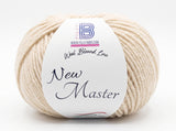 Gomitolo filato lana merinos BBB New  Master irrestingibile misto lana 50 gr 125 metri