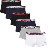  boxer da uomo elasticizzato elastico esterno in cotone bielastico Navigare 322