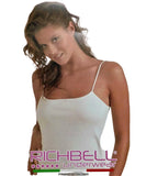 Canottiera a spalla stretta da donna in puro cotone Richbell RH61 canotta intima