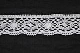 pizzo merletto di cotone bianco altezza 5 cm 9265 sweet trims