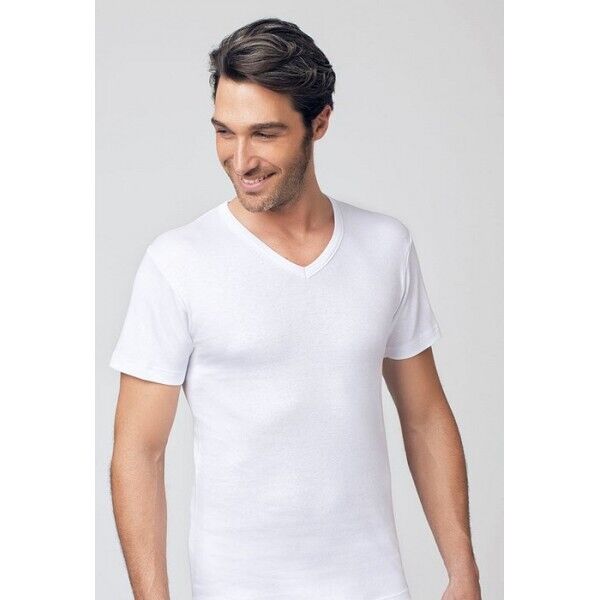 3 T-shirt maglie uomo Map manica corta a girocollo in puro cotone 3 T-shirt maglie uomo Map manica corta a girocollo in puro cotone