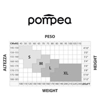 Pompea - 3 Collant da donna Vani denari 15 den elasticizzati velate opache calze corpino rinforzato