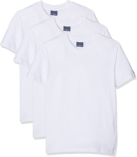 Magliette Intime Uomo Mezza Manica - Pack Da 3 In Cotone Elasticizzato | Comfort Giornaliero E Design Basic - Foto 4