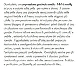 Silca - Calzino gambaletto da uomo riposante compressione graduata media mmHg 15 calzettone 9190