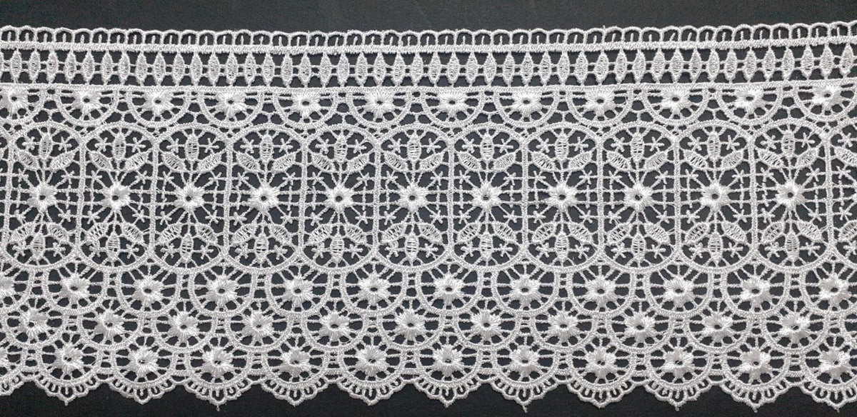 3 Yards 1,5 cm Pizzo di Tulle Elasticizzato a Pieghe, Bordo Pieghettato Passamaneria  per Tessuti Nastro in Pizzo Plissettato per Cucito Nastro Merletto Rebrode  Dell'Annata Crochet Lace Trim,Bianco 1 : : Casa