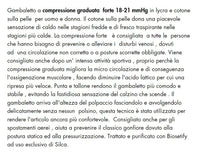 Silca - Calzino gambaletto uomo riposante compressione graduata forte mmHg 20 4113