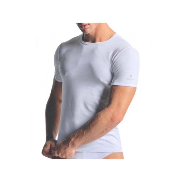 Navigare – 3 Unterhemden, halbärmeliges Herren-T-Shirt mit Rundhalsausschnitt aus Baumwolle 513